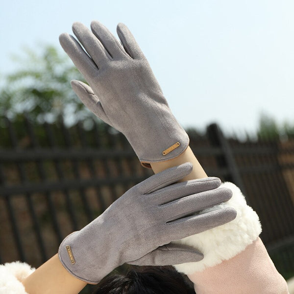 Emma's handschuhe | Damen Vintage Touchscreen-Fahrhandschuhe
