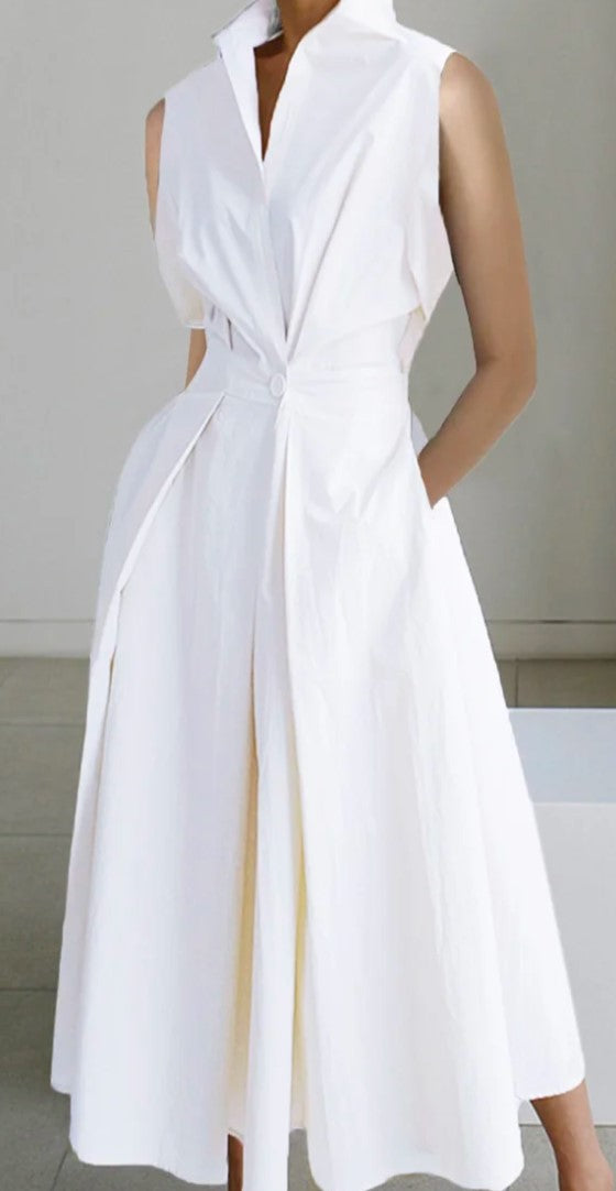 Nona Kleid | Exklusives Urban Dress mit Hemdkragen