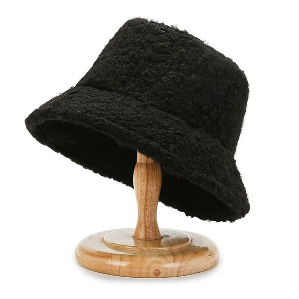 Mia's Damen-Lammwoll-Bucket-Hut | Warme Outdoor-Panama-Mütze für Frauen