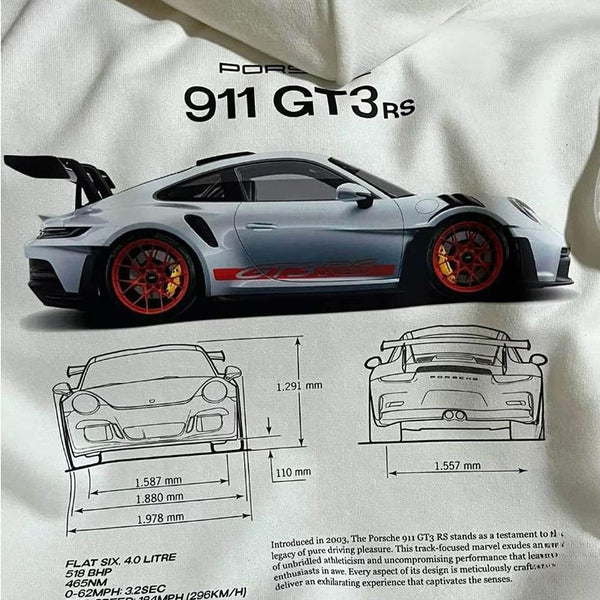 AMELIA - Klassisches 911 GT3RS-T-Shirt in Übergröße