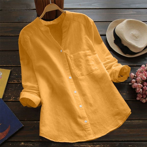 LEA - Entspanntes, lässiges Hemd aus Leinen-Baumwollmischung