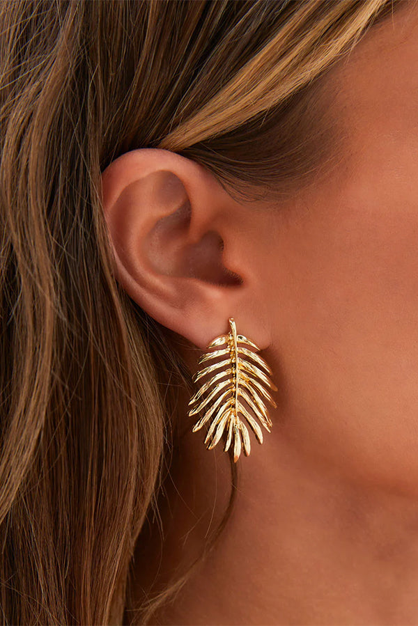 Biancas Blatt-Ohrringe | Elegante Accessoires für Damen